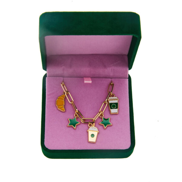 CHARM NECKLACES IN VELVET BOX